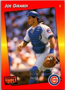 1992 Donruss Baseball Card Joe Girardi Chicago Cubs sk3191