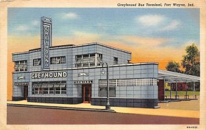 Greyhound Bus Terminal Fort Wayne, Indiana, USA Unused 