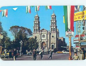 Pre-1980 CATHEDRAL AND SHOPS Juarez - Ciudad Juarez Mexico F5845