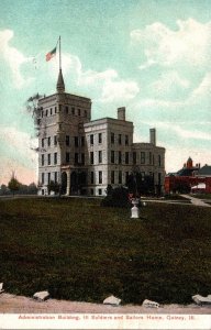 Illinois Quincy Soldiers and Sailors Home Administration Building 1909