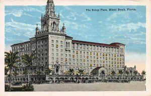 The Roney Plaza, Miami Beach, Florida, Early Postcard, Unused