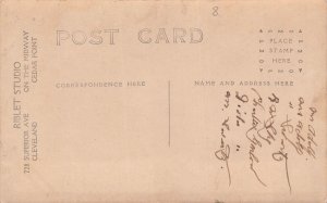 J80/ Cedar Point Amusement Park Ohio RPPC Postcard c1910 Studio 60