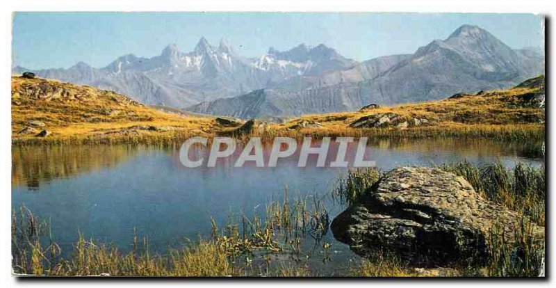 Old Postcard Summer in our mountains A pretty mountain lake