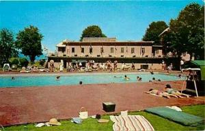 Canada, British Columbia, Harrison Hot Springs, British Coloumia, Motel Pool