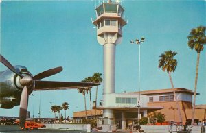 1950s Phoenix Arizona Sky Harbor Airport occupation Petley Postcard 25-11672