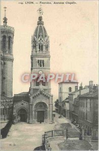 Old Postcard Fourviere Lyon Old Chapel
