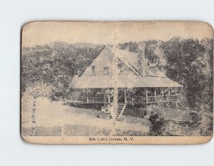 Postcard Elk House House, New York