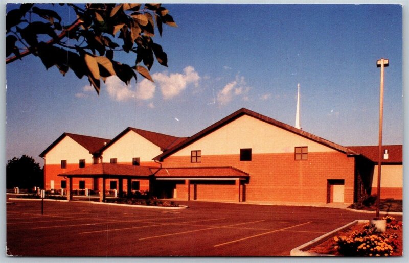 Vtg Wauseon Ohio OH Edifice Construction Management Company Advertising Postcard