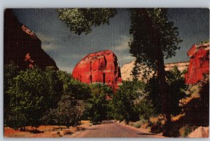 C1930 Union Pacific Railroad National Parks of Utah Zion Park Arizona Postcard