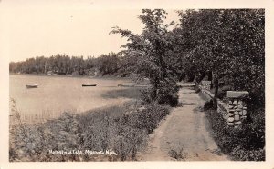 Mecosta Michigan Horsehead Lake, Real Photo Vintage Postcard U9583