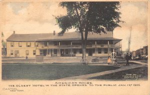 Canton New York American House, Oldest Hotel In The State, Undivided Back PCU994