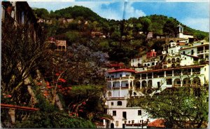 Vista Panoramica Desde Hotel Victoria Taxco Gro Mexico Postcard VTG UNP Vintage 