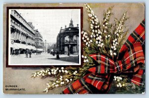 Dundee Scotland Postcard Murraygate Street Building View 1908 Oilette Tuck Art