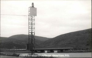 Grand Etang Nova Scotia Lighthouse Grand Etang Range Real Photo Postcard