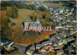 Postcard Modern Combourg Chateau Vue generale