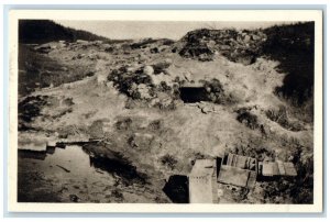 1945 Rocks Land View Velka Polomi Silesian Village Czech Republic Postcard