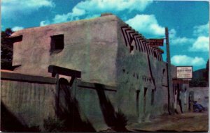 Vtg Oldest House in the USA Santa Fe New Mexico NM Chrome Postcard