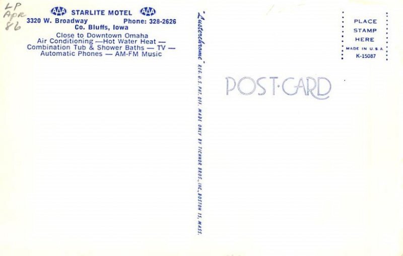 Starlite Motel Council Bluffs, Iowa