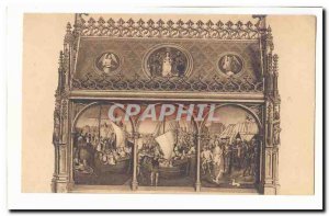 Memling Old Postcard Holy hunting ursule Bruges Hopital Saint Jean