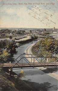 Floyd River and Bridge Sioux City, Iowa