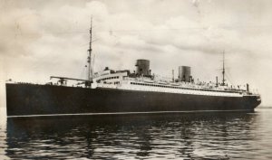 C. 1910-20's Steamship S.S. Columbus RPPC Real Photo Vintage Postcard Z4