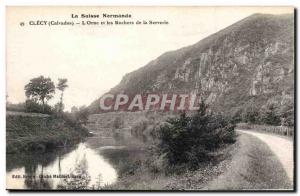 Old Postcard Clecy L & # 39Orne and rocks of serveri