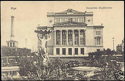 latvia russia, RIGA, German City Theatre (1917)