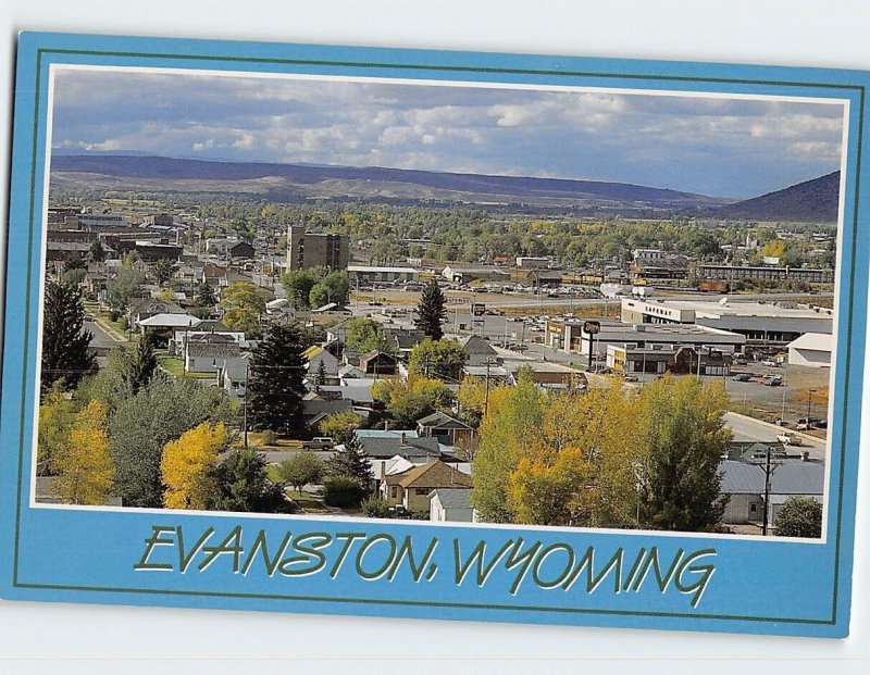 Postcard Evanston, Wyoming