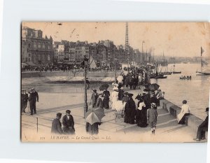 Postcard Le Grand Quai, Le Havre, France