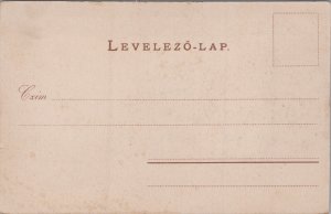 Hungary Budapest Central-Markthalle Vintage Postcard C387