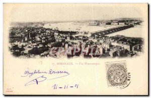 Bordeaux - Panoramic View - Old Postcard