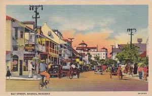 Bahamas Nassau Bay Street Curteich