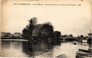 CPA Courbevoie Ile d'Amour Pont de Neuilly (1314332)