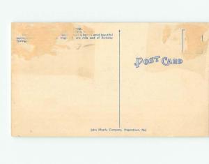 Damaged by tape Linen PINES MOTEL Berkeley Springs - Near Martinsburg WV H6348