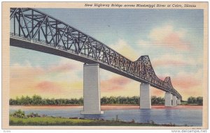 New Highway Bridge across Mississippi River at Cairo, Illinois, 30-40s