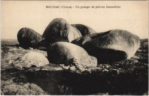 CPA BOUSSAC - Un groupe de pierres Jaumatres (121635)