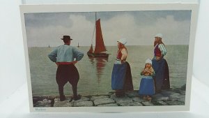 7 x Beautiful Vintage Postcards of Dutch Children in National Dress Job Lot Buy