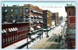 DENVER, CO Colorado ~ 16TH STREET SCENE From Stout  c1910s Postcard