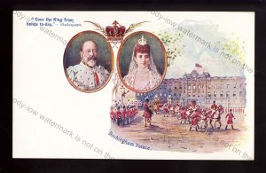 ROY050 - King Edward VII - Buckingham Palace - Weldon's Bazaar postcard