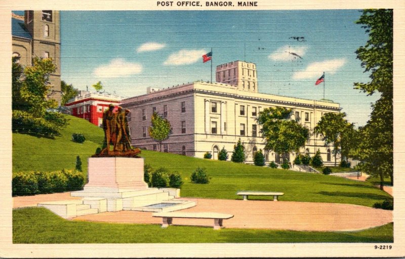 Maine Bangor Post Office 1944