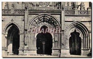 Postcard Old St Pere Sous Vezelay Church