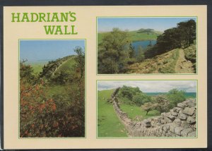 Northumberland Postcard - The Roman Wall, At Walltown Crags, Crag Lough   RR5746