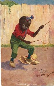 \Got it on the Brain\vCurious vintage Postcard, signed