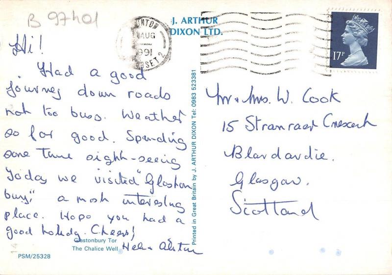 B97401 glastonbury tor uk