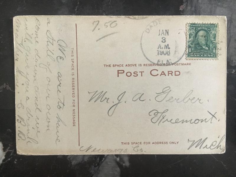 1908 Postcard Cover Black Americana RPPC Moonshine Maker Dade City Florida