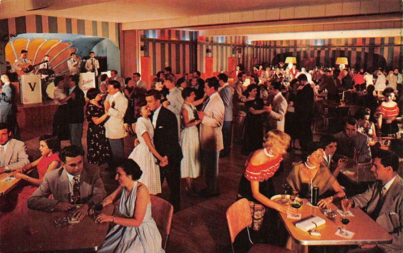CLUB SUZANNE Night Club Dancing MOUNT AIRY LODGE Mt. Pocono, PA Vintage Postcard
