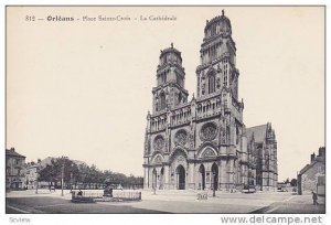 Place Sainte-Croix, La Cathedrale, Orleans (Loiret), France, 1900-1910s