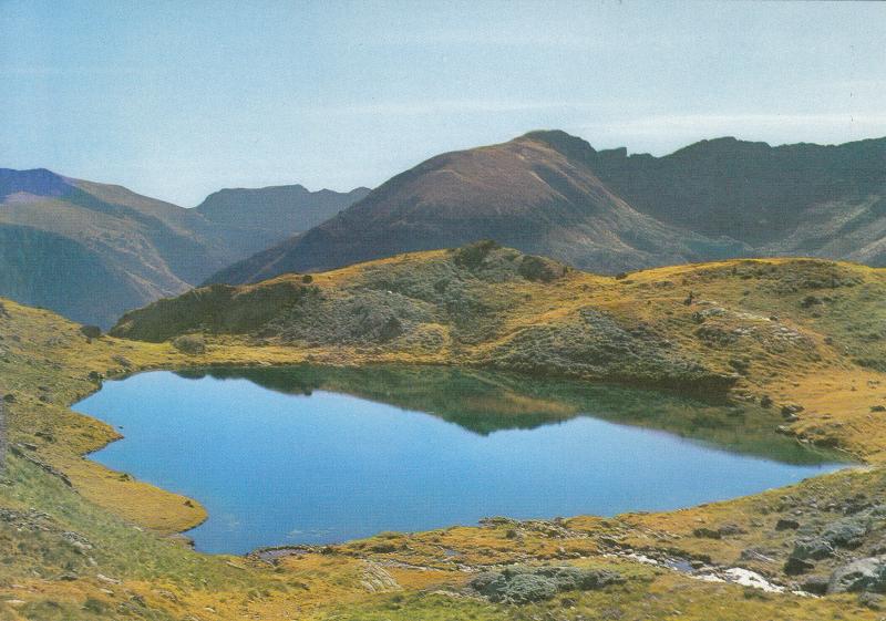 Postal 60958: El lago de Tristaina. El serrat (Andorra)