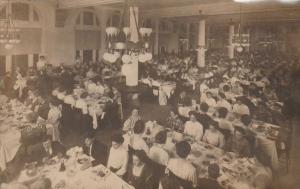 RPPC Women Dining (Men optional?) - Found with Cleveland Ohio cards