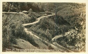 Kentucky Trail Lonesome Pine Frozen Mtn 1940s RPPC Photo Postcard 22-3280
